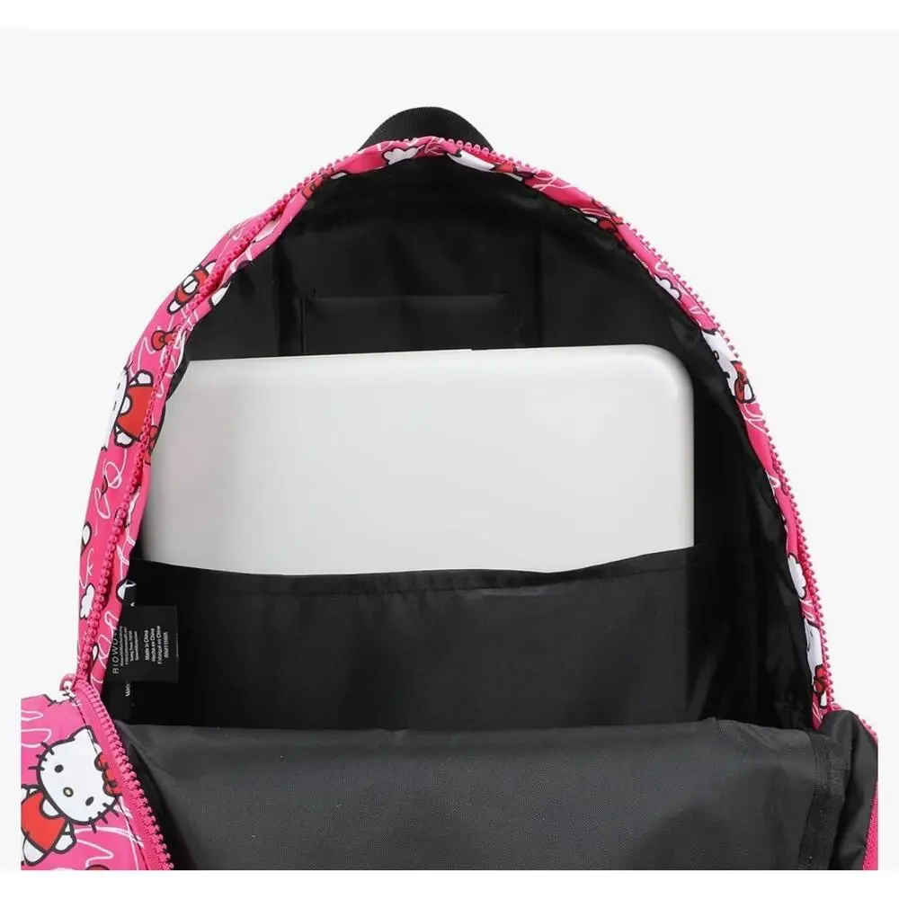 NWT❤️Hello Kitty large pink logo Backpack